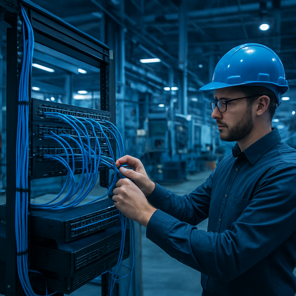 Déploiement réseau pour une usine